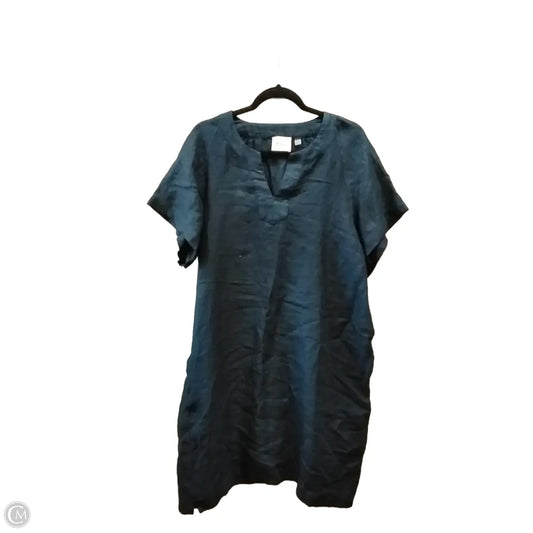 Dress Casual Midi By Elie Tahari In Blue, Size: Xl