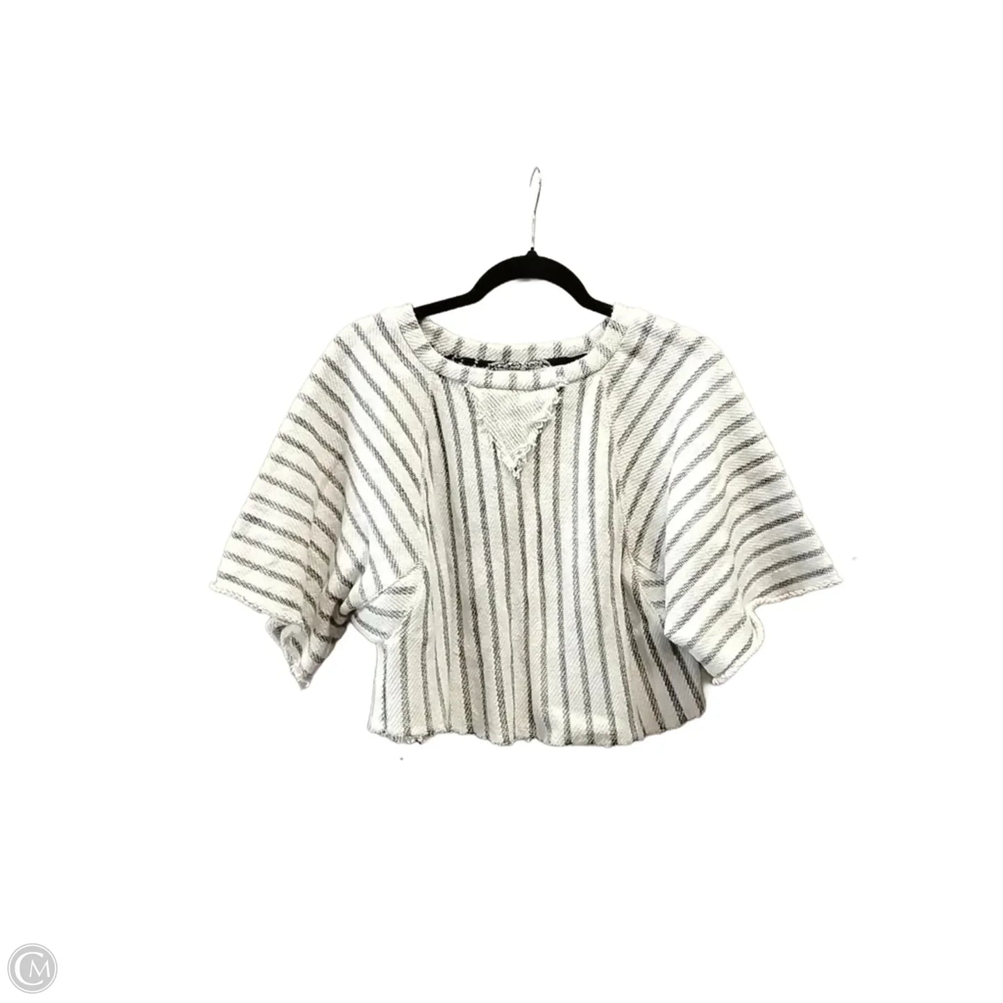 Top Short Sleeve By Dolan Left Coast In Striped Pattern, Size: Mp