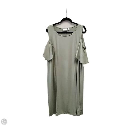 Dress Casual Midi By Clothes Mentor In Green, Size: Xl