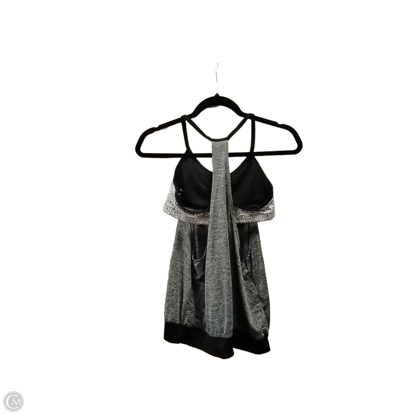 Athletic Tank Top By Nike In Grey, Size: M