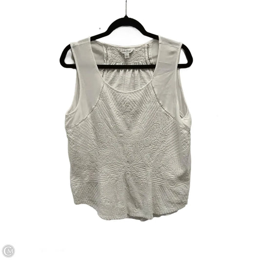 Tank Top By Lucky Brand In White, Size: L