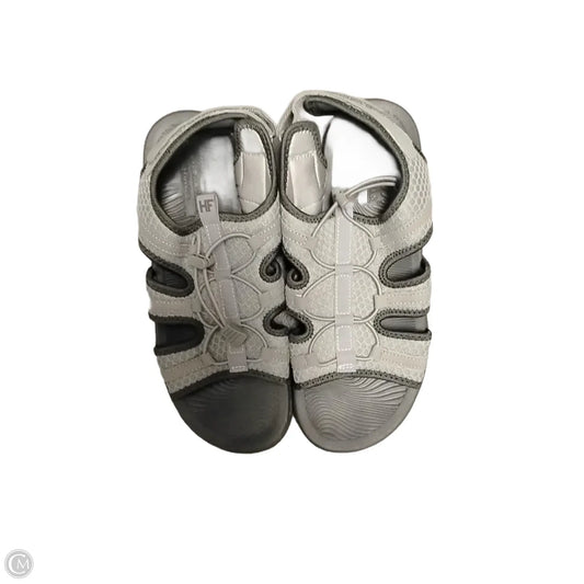 Sandals Sport By Clothes Mentor In Grey, Size: 10