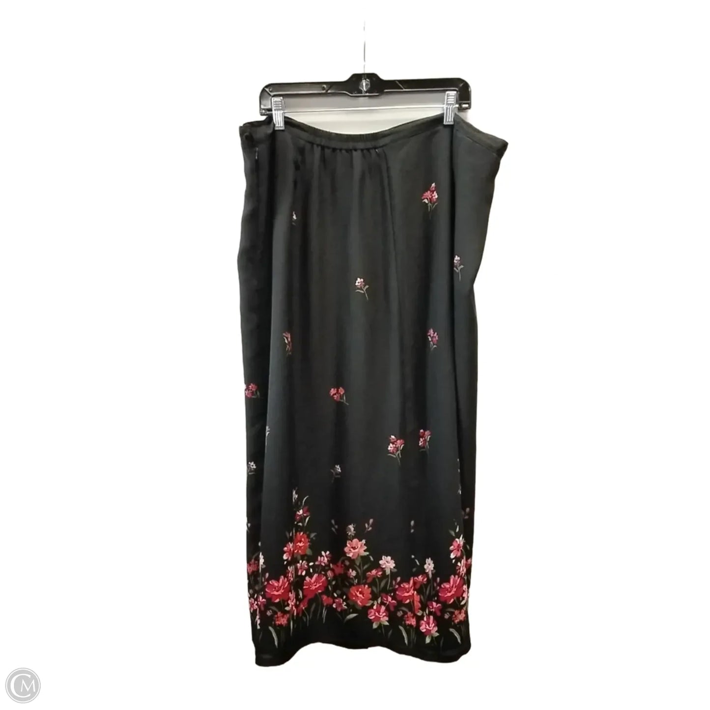 Skirt Maxi By Emma James In Floral Print, Size: 3x