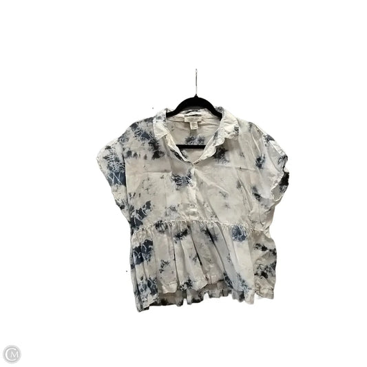 Top Short Sleeve By Rachel Zoe In Tie Dye Print, Size: M