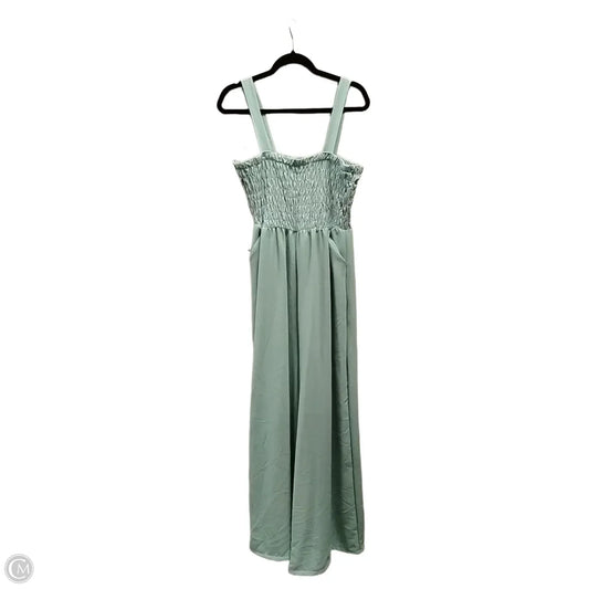 Jumpsuit By Zenana In Green, Size: 1x