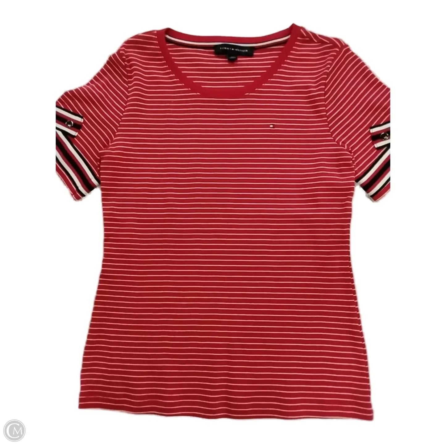 Top Short Sleeve Basic By Tommy Hilfiger In Red, Size: S