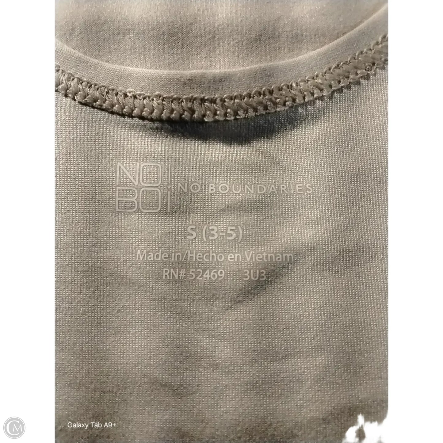 Tank Top By No Boundaries In Beige, Size: S