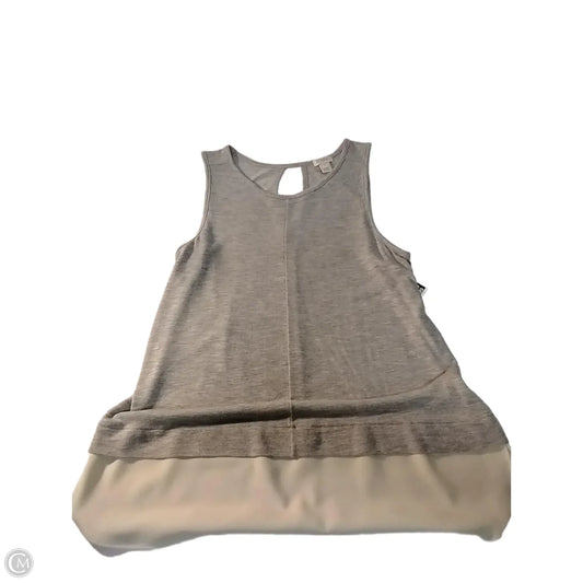 Top Sleeveless Basic By J. Crew In Grey, Size: M