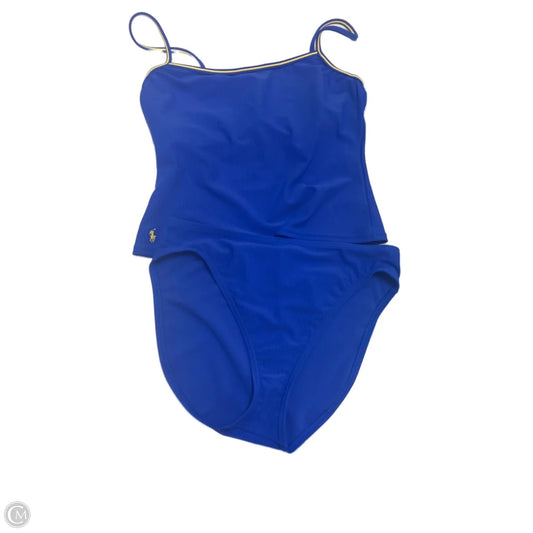Swimsuit 2pc By Ralph Lauren Blue Label In Blue, Size: 10