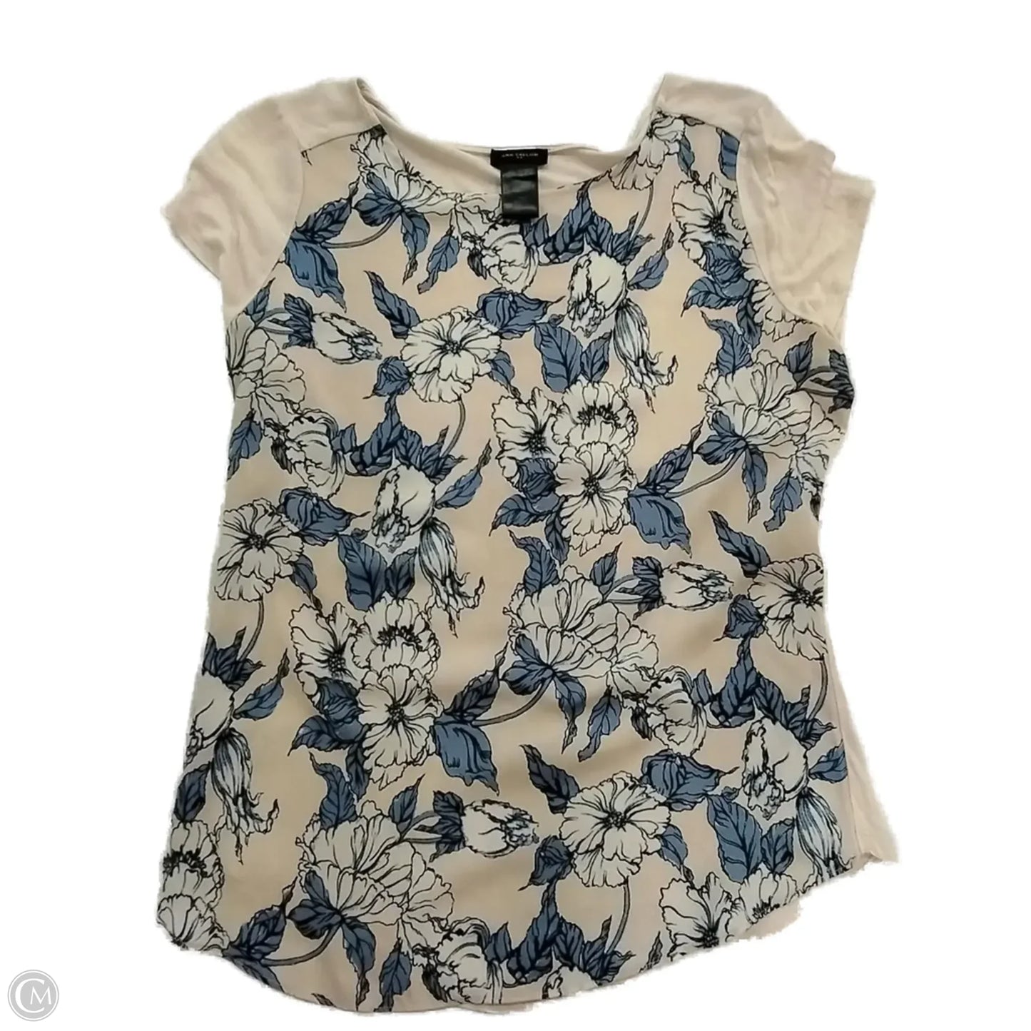 Blouse Short Sleeve By Ann Taylor In Pink, Size: Xxs