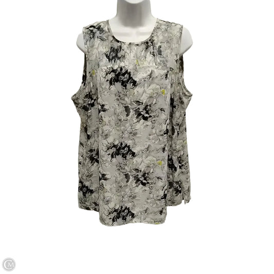 Blouse Short Sleeve By Violet And Claire In Floral Print, Size: 1x