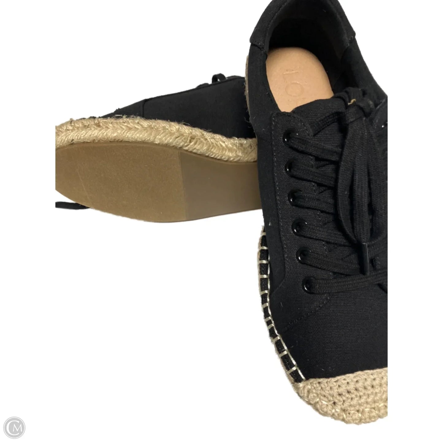 Shoes Sneakers By Loft In Black, Size: 5