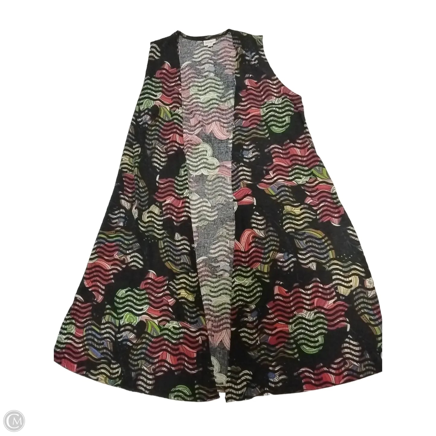 Sweater Cardigan By Lularoe In Multi-colored, Size: M