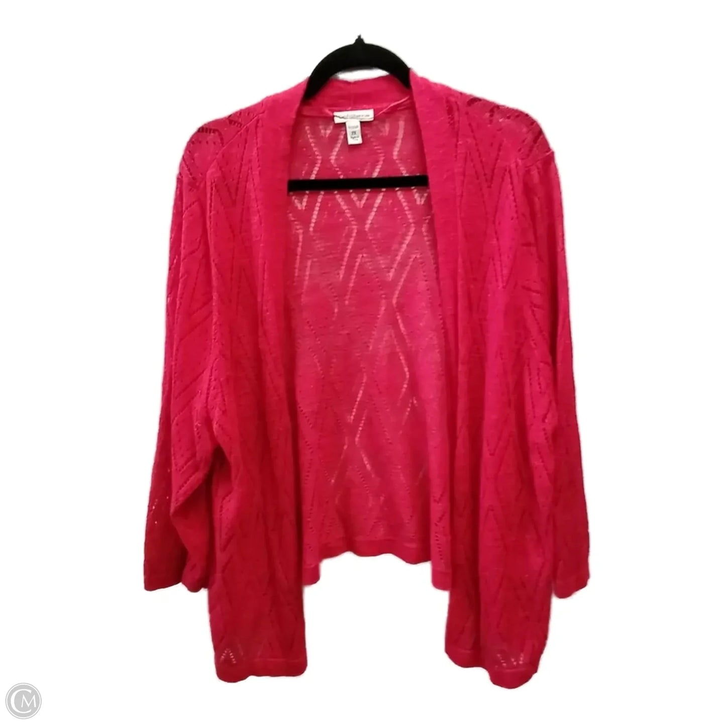 Cardigan By Croft And Barrow In Red, Size: 2x