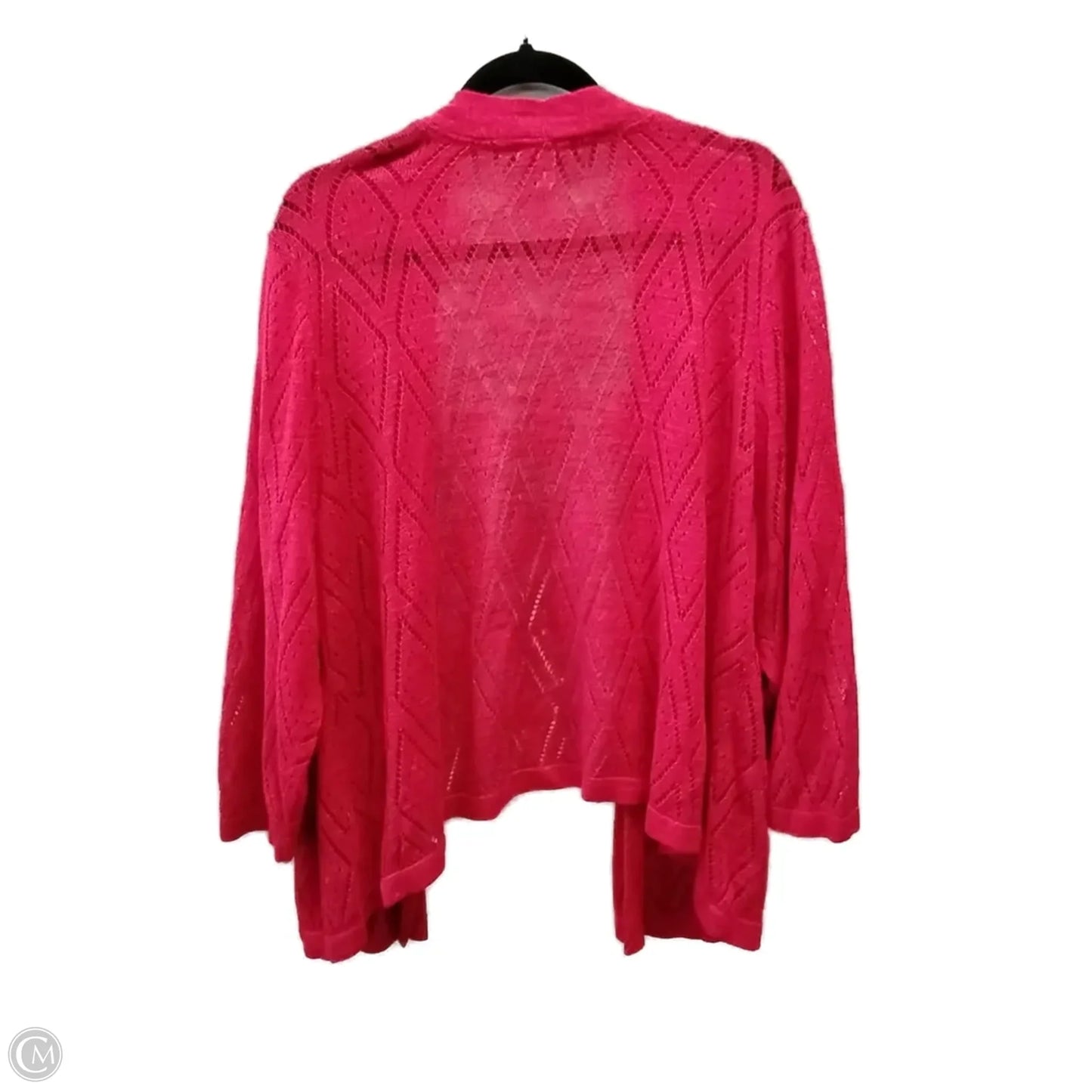 Cardigan By Croft And Barrow In Red, Size: 2x