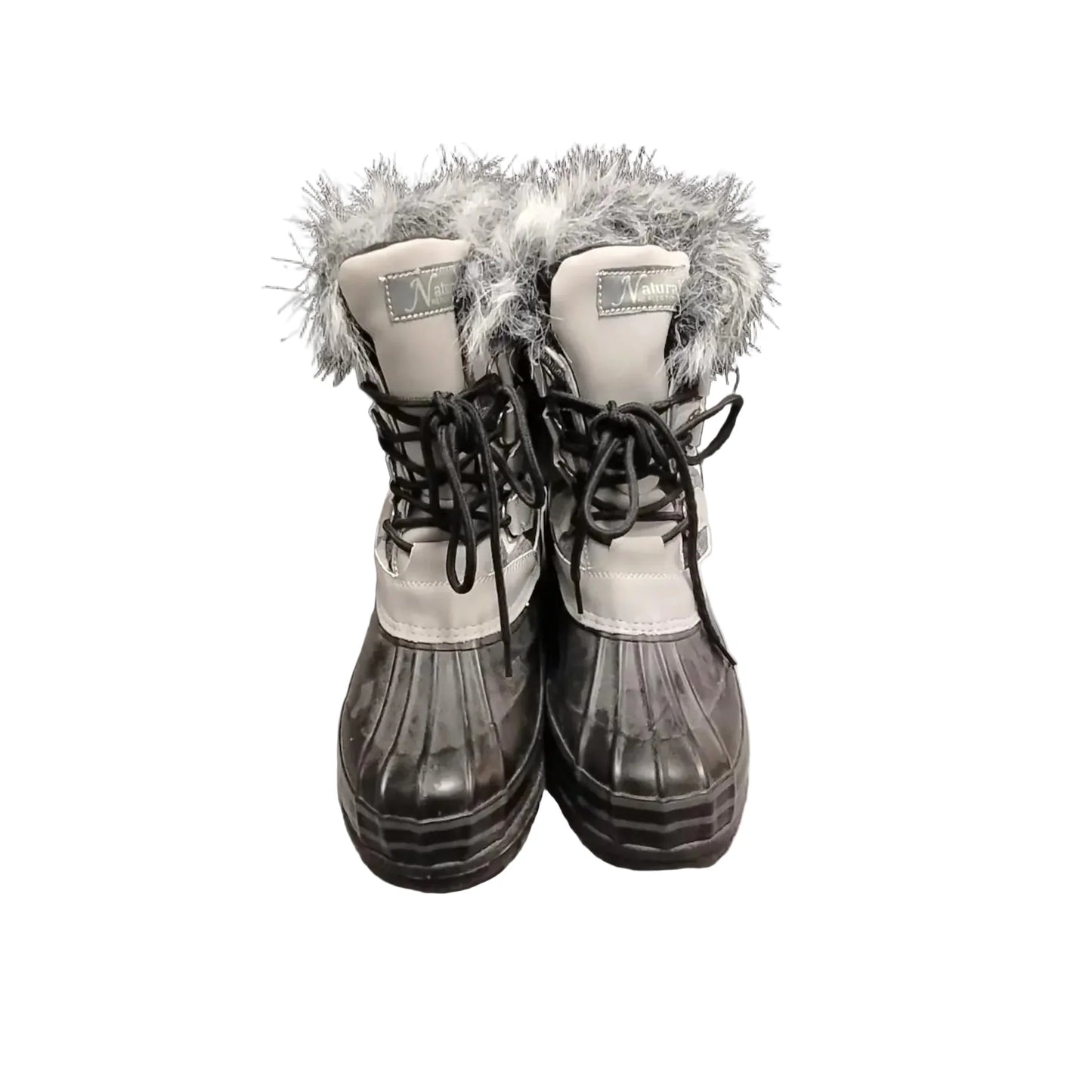 Boots Snow By Natural Reflections In Plaid Pattern, Size: 10