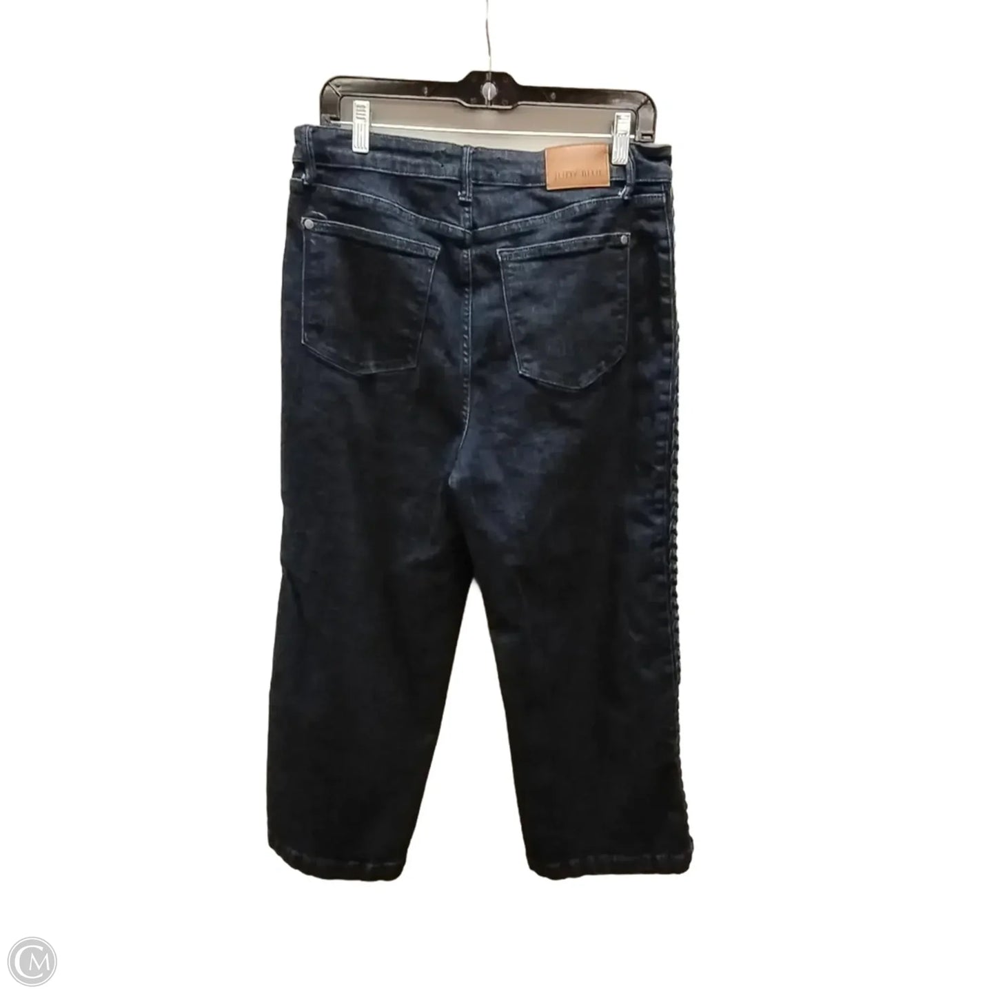 Jeans Wide Leg By Judy Blue In Blue Denim, Size: 15