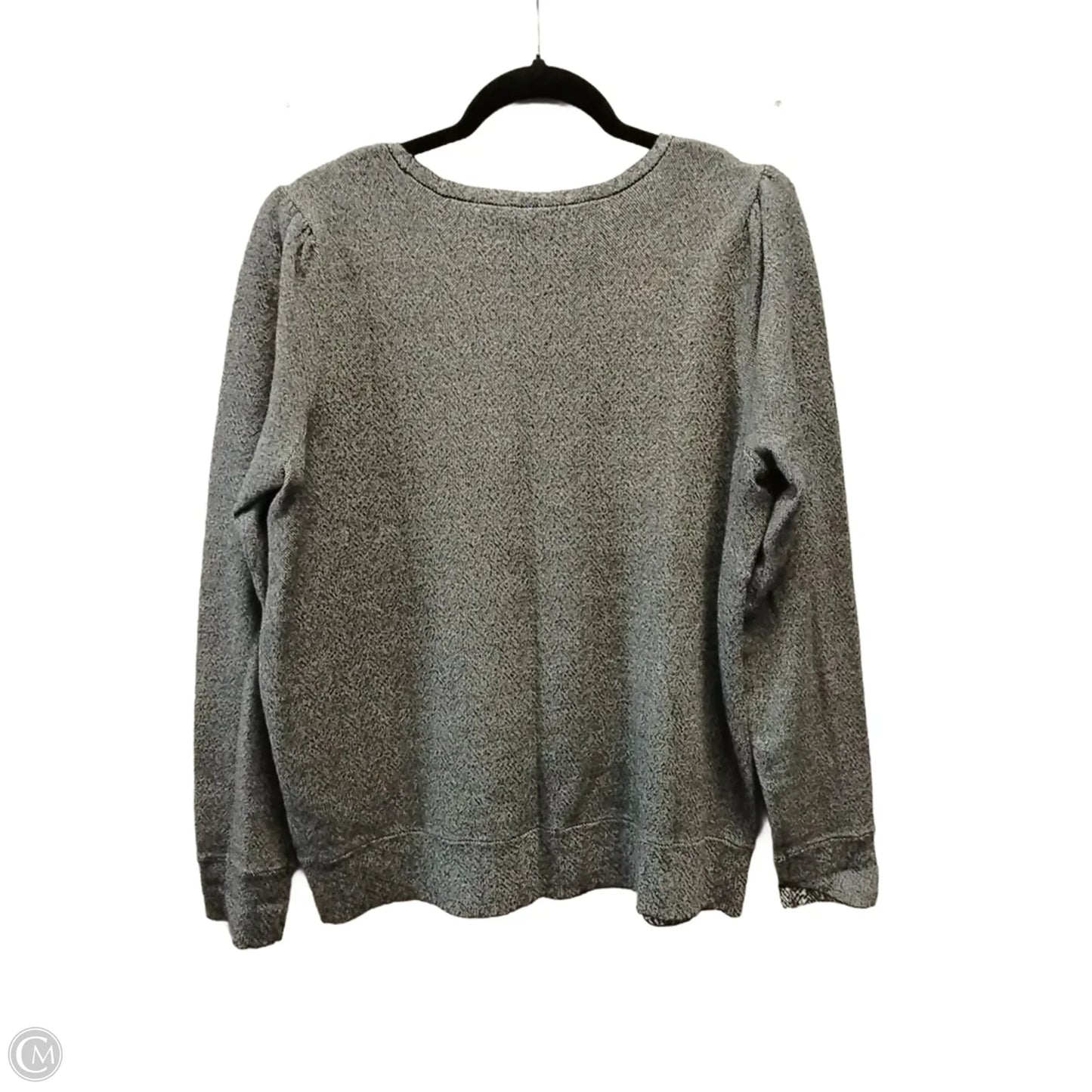 Top Long Sleeve By White House Black Market In Grey, Size: Xl