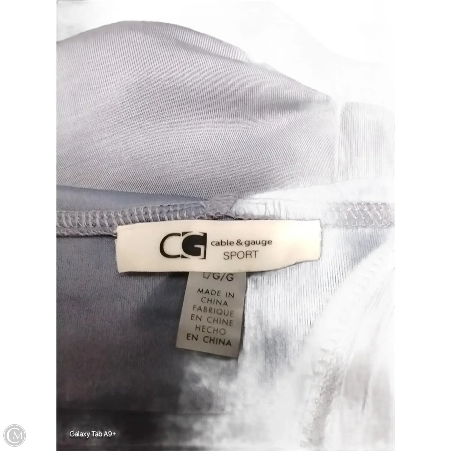 Athletic Sweatshirt Hoodie By Cable And Gauge In Purple, Size: L