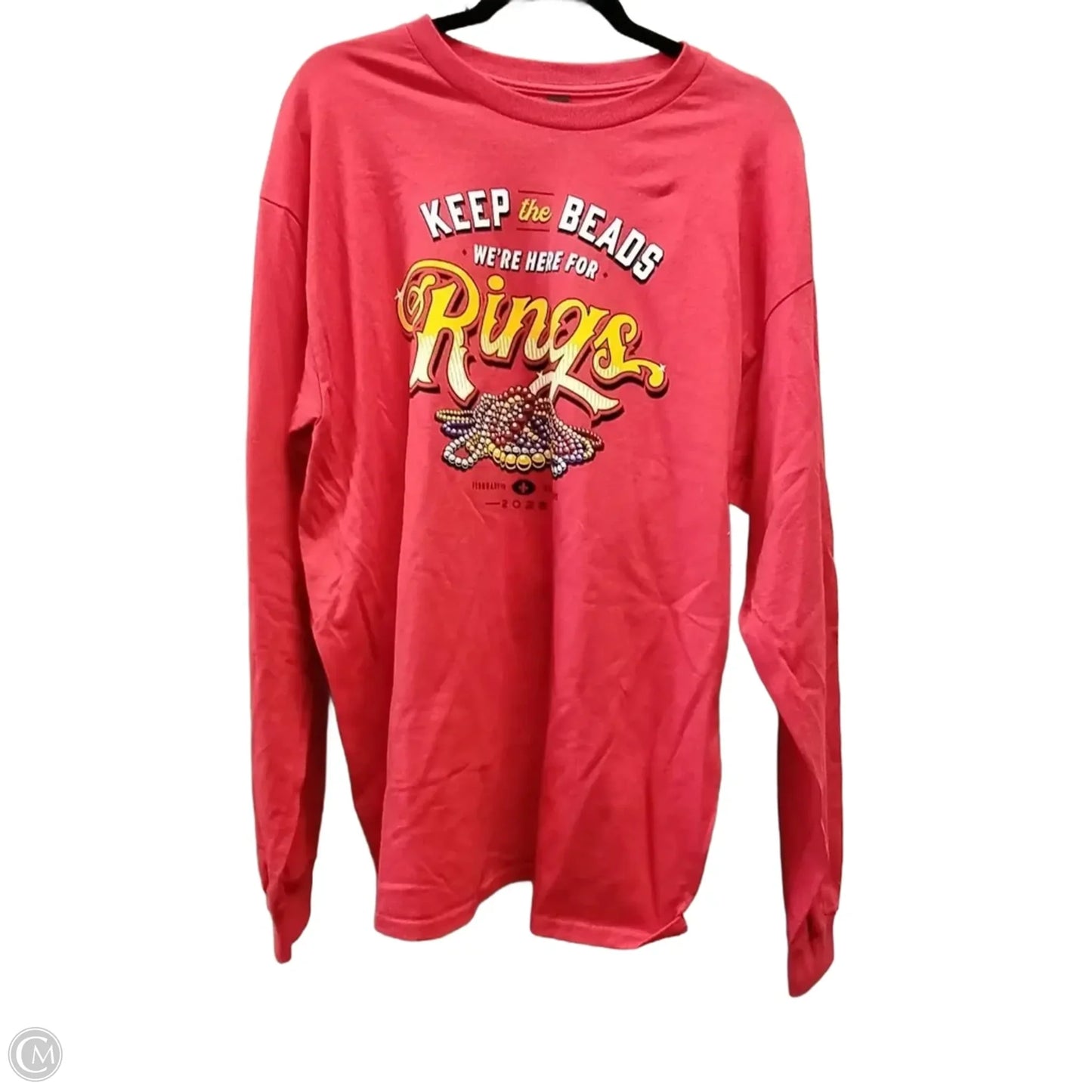 Top Long Sleeve Basic By Gildan In Red, Size: Xl