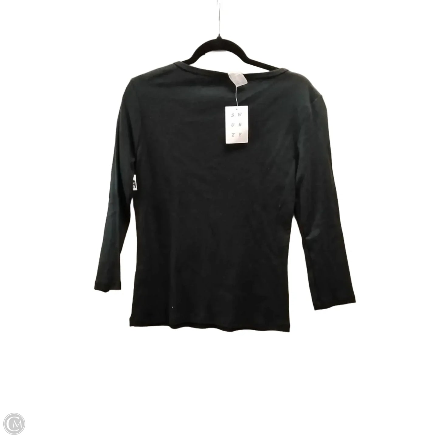 Top Long Sleeve Basic By Clothes Mentor In Black, Size: L
