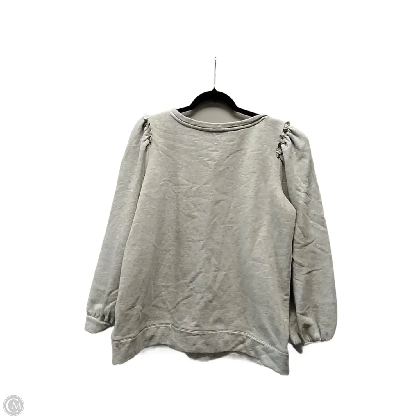 Sweatshirt Crewneck By Talbots In Grey, Size: Xs