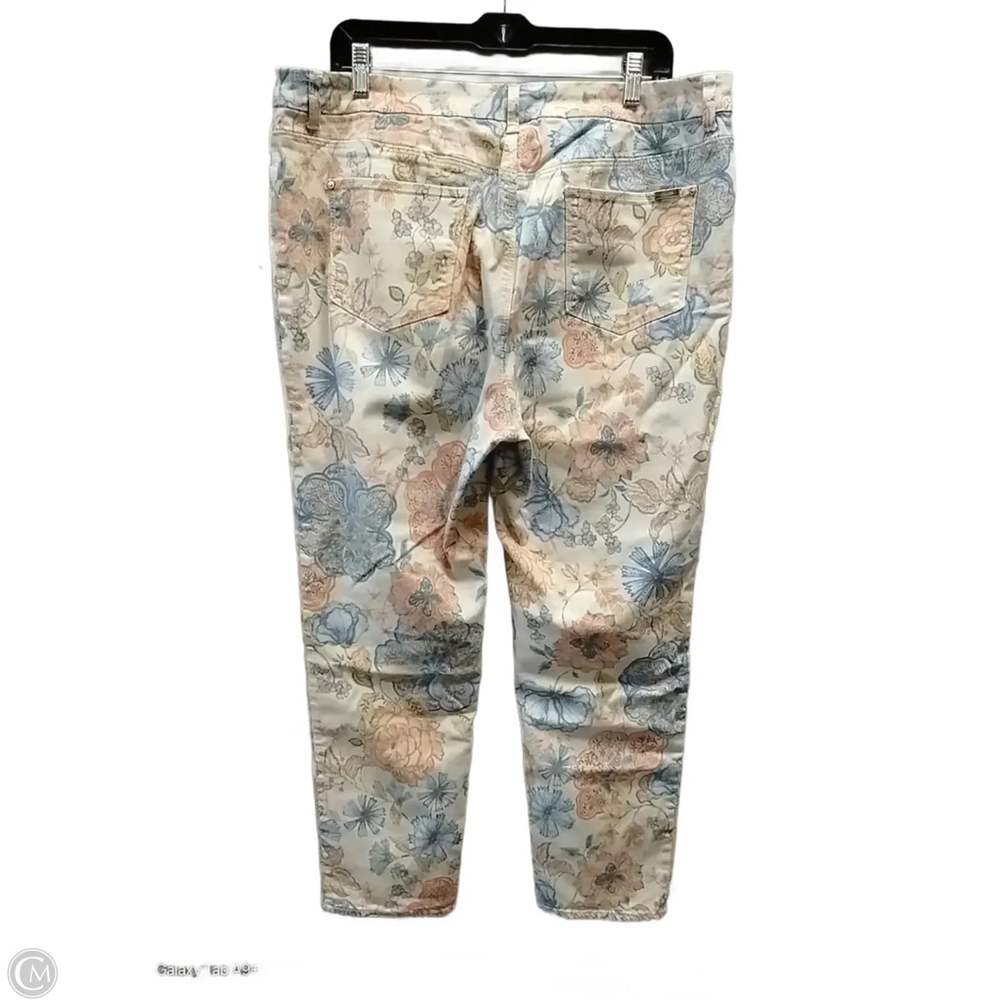 Pants Chinos & Khakis By Chicos In Floral Print, Size: 3