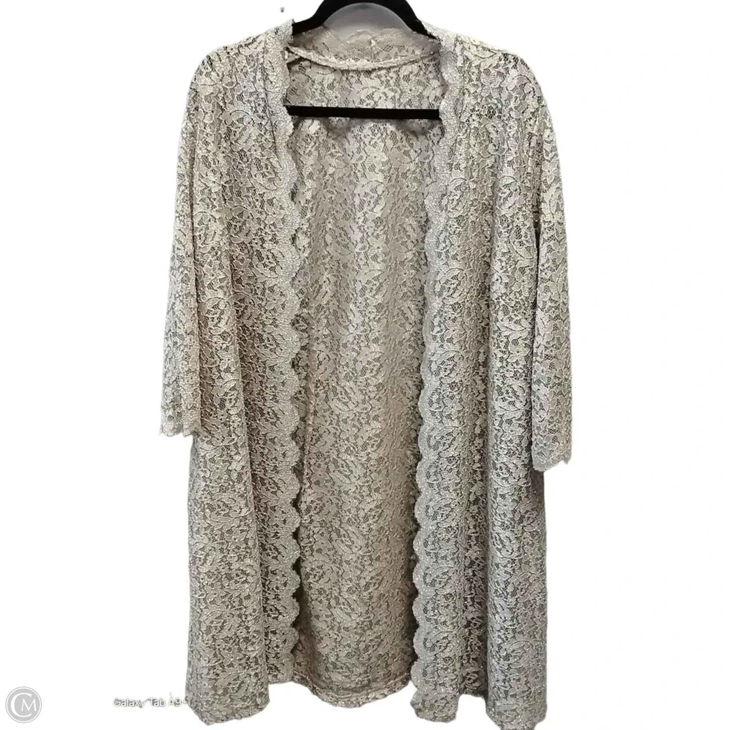 Dress Set 2pc By Alex Evenings In Gold, Size: 14