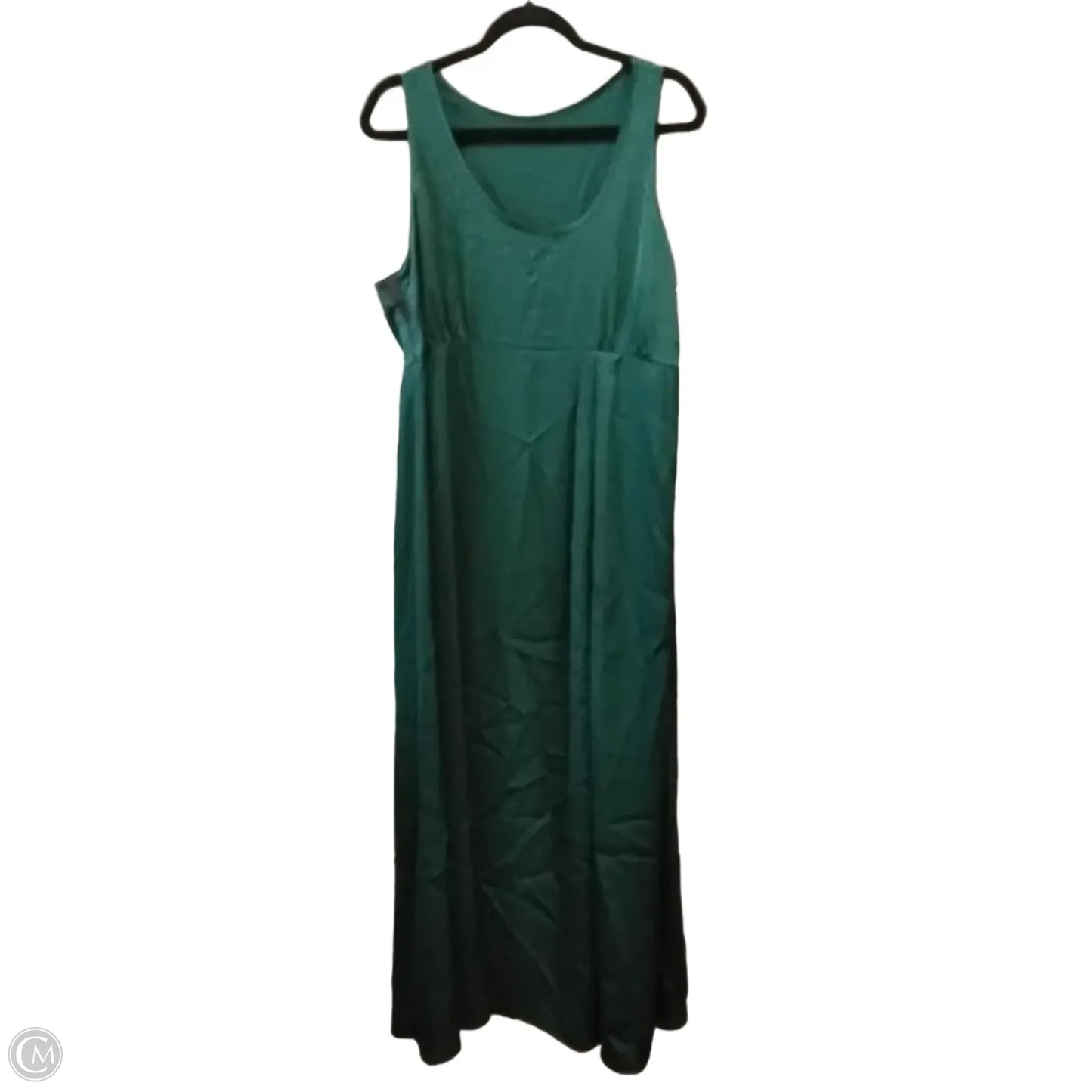 Dress Party Long By Clothes Mentor In Green, Size: Xl