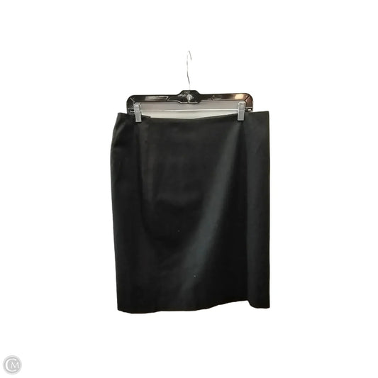 Skirt Midi By Talbots In Black, Size: 12