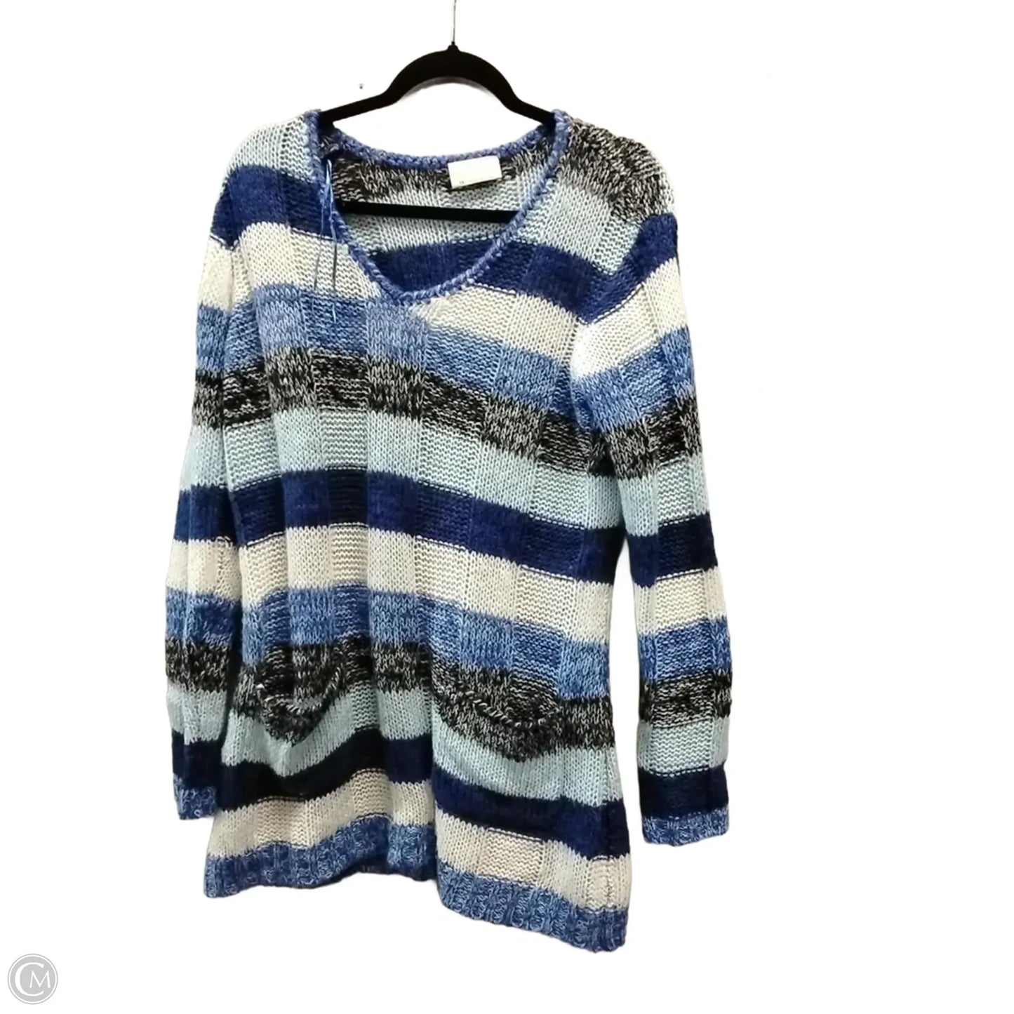 Sweater By Bobbie Brooks In Striped Pattern, Size: 1x