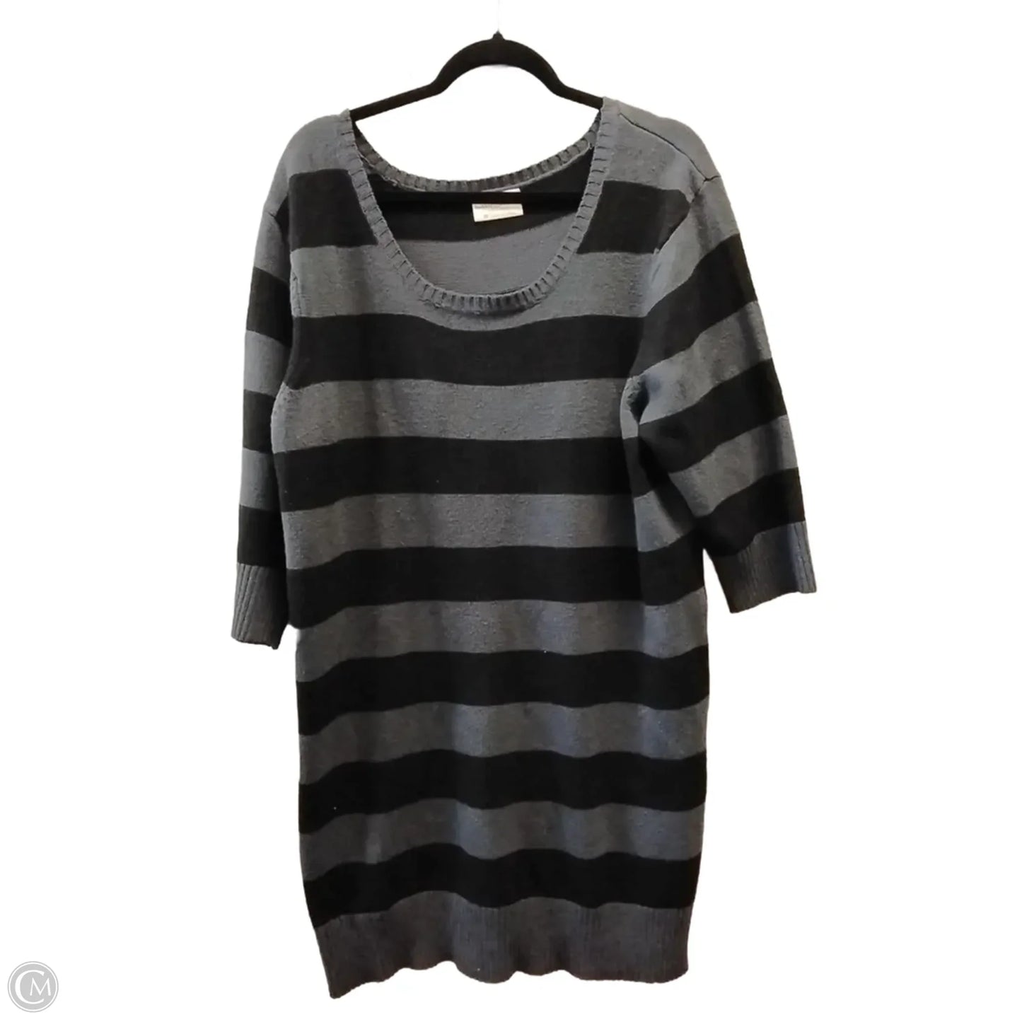 Sweater By Bobbie Brooks In Striped Pattern, Size: 3x