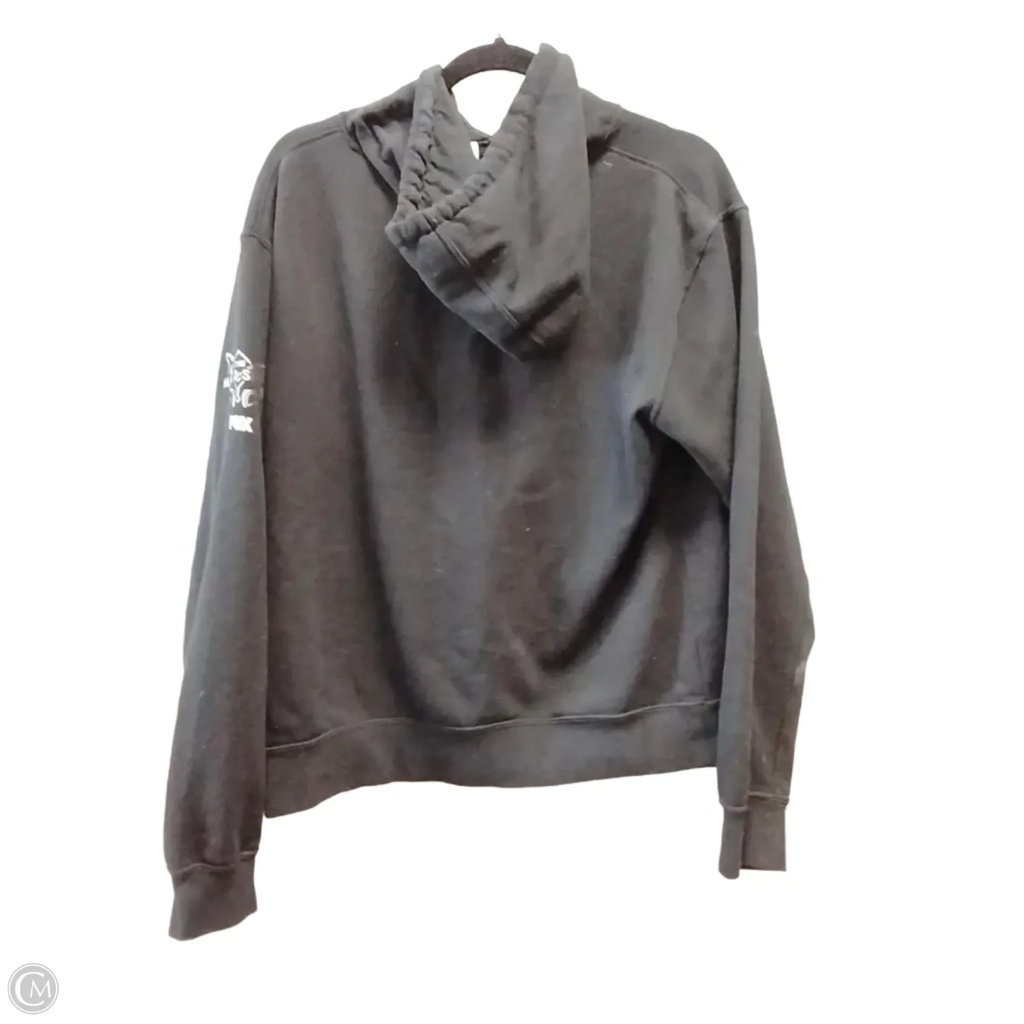 Sweatshirt Hoodie By Indigo In Black, Size: M