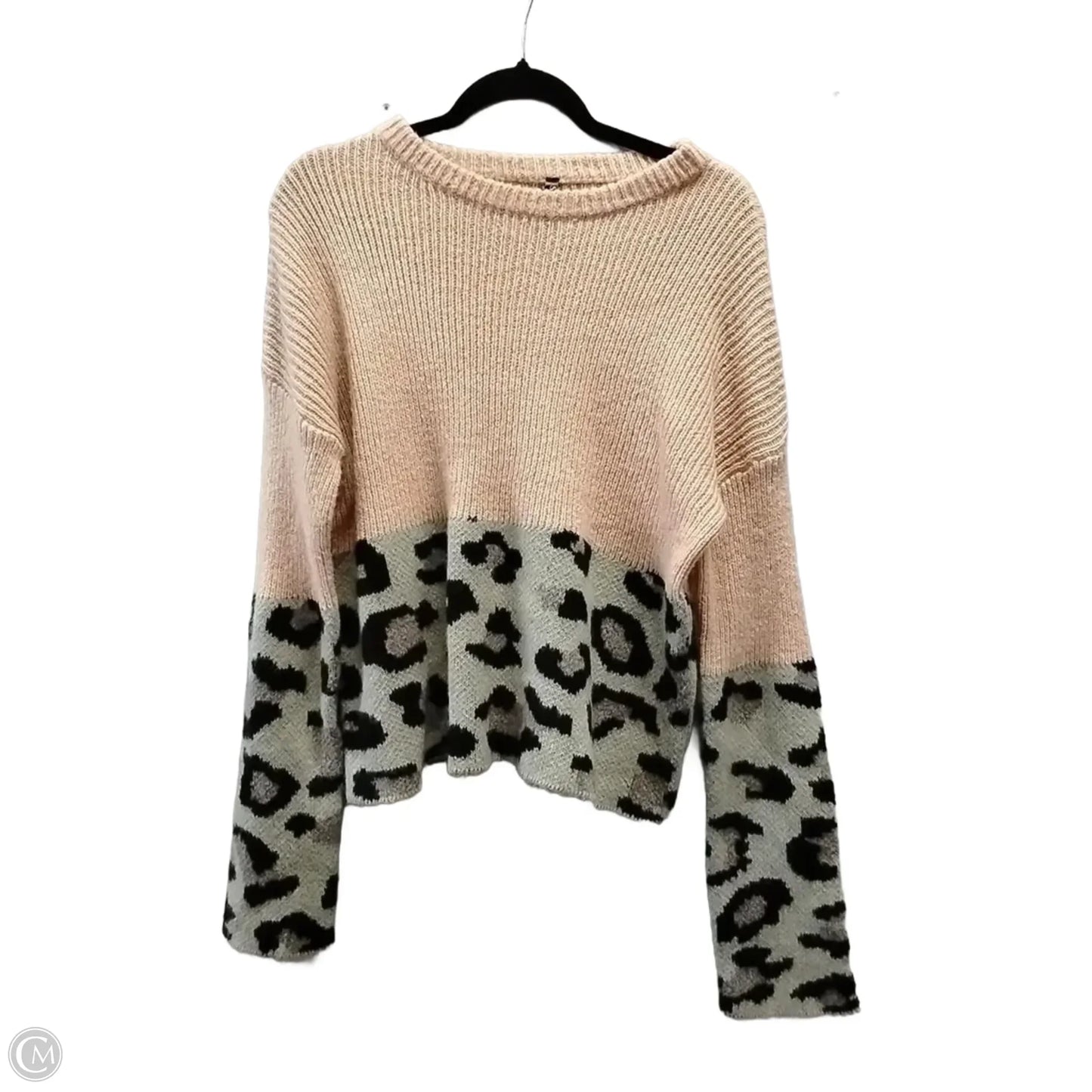 Sweater By Clothes Mentor In Animal Print, Size: M