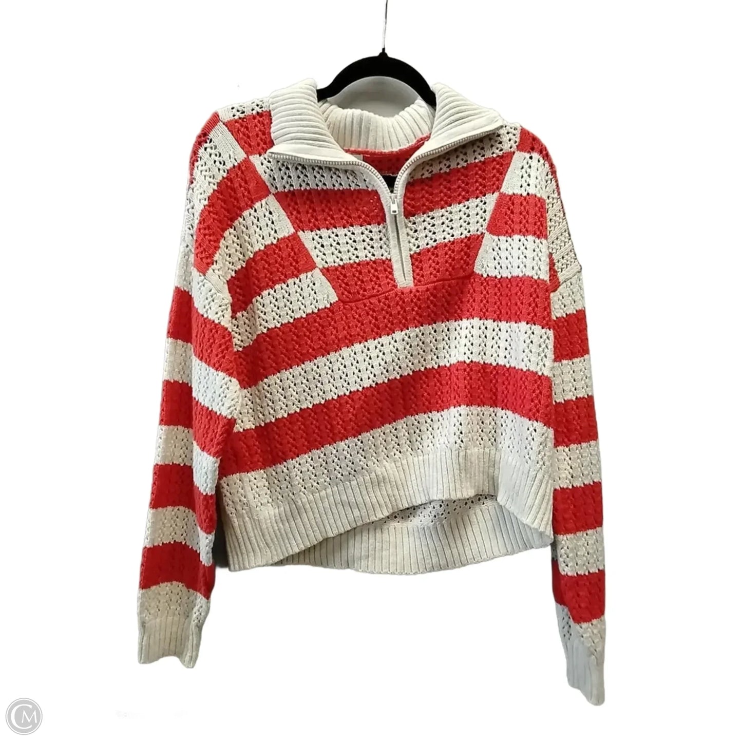 Sweater By A New Day In Striped Pattern, Size: L