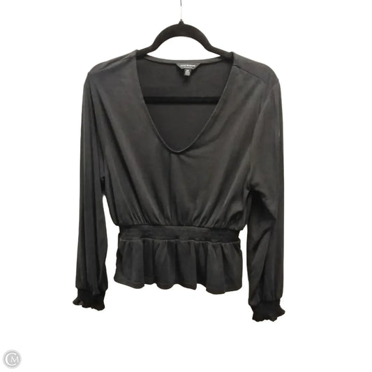Top Long Sleeve By Lucky Brand In Black, Size: Sp