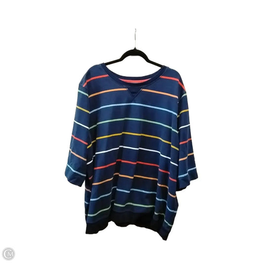 Top Long Sleeve By St Johns Bay In Striped Pattern, Size: 3x