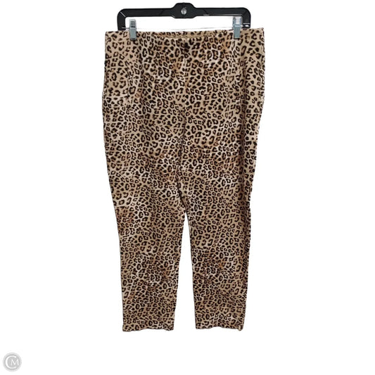 Pants Leggings By Chicos In Animal Print, Size: 2