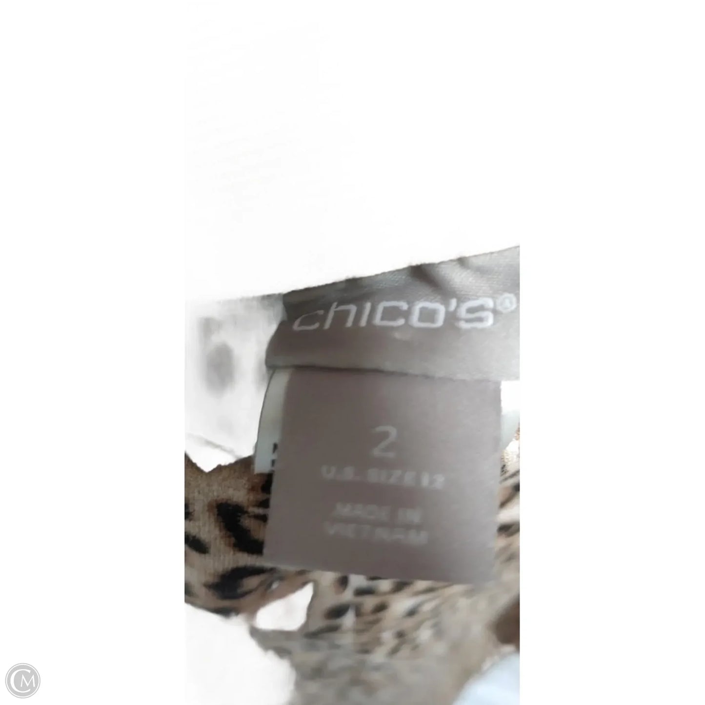 Pants Leggings By Chicos In Animal Print, Size: 2