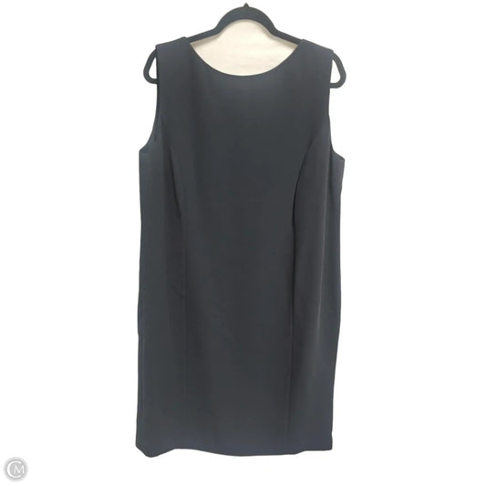 Dress Casual Midi By Casual Corner In Black, Size: 16