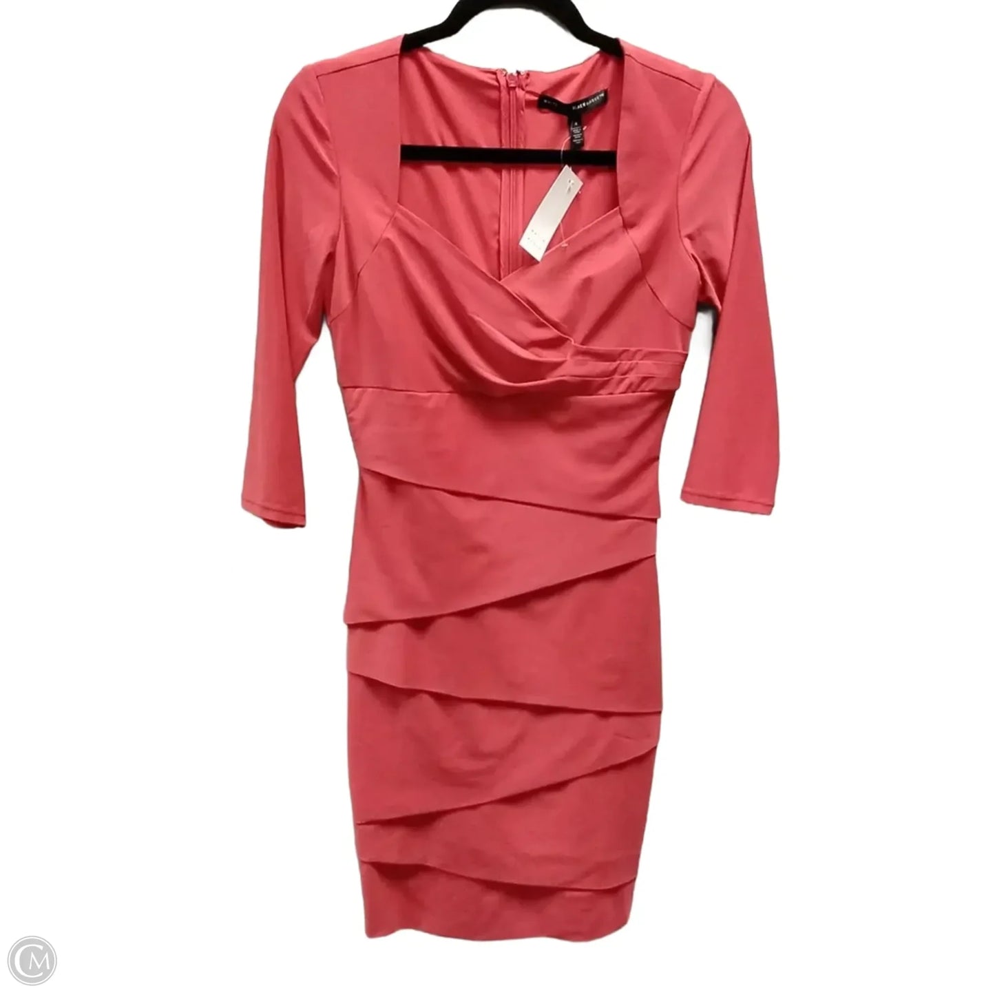 Dress Casual Midi By White House Black Market In Red, Size: 4