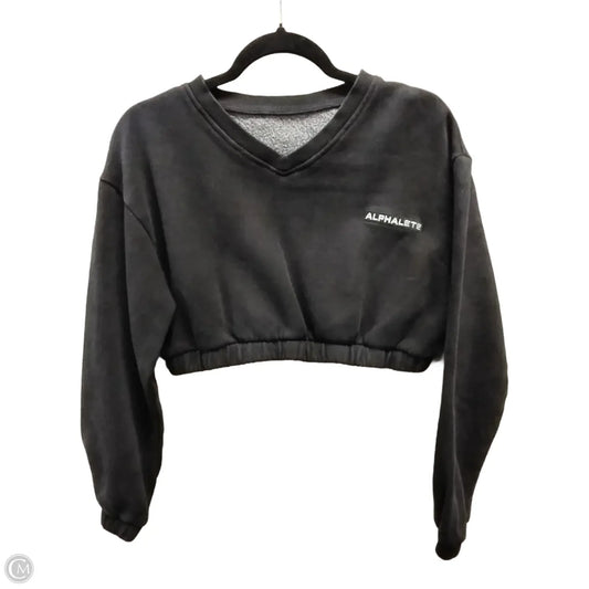 Sweatshirt Crewneck By Alphalete In Black, Size: S