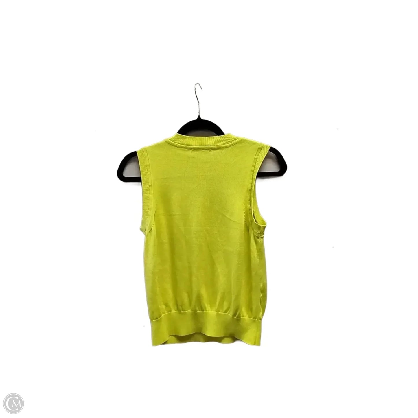 Blouse Sleeveless By Free Assembly In Yellow, Size: M