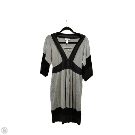 Dress Casual Midi By Dressbarn In Grey, Size: Xl