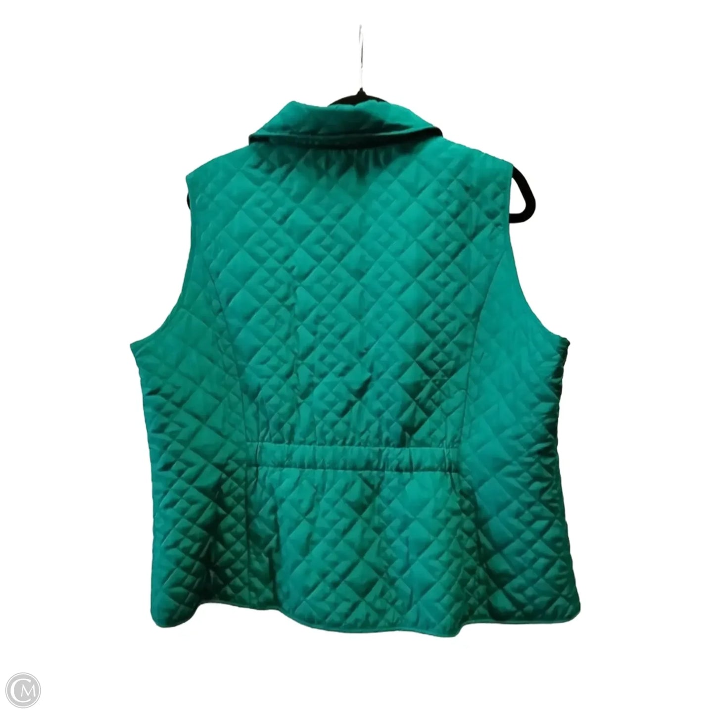 Vest Puffer & Quilted By Christopher And Banks In Green, Size: Xlp