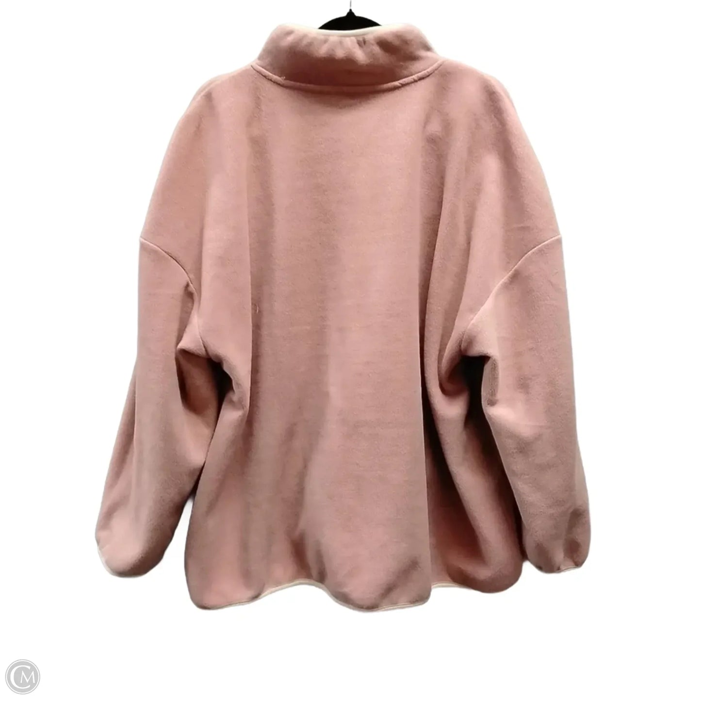 Jacket Fleece By Bebe In Pink, Size: 3x