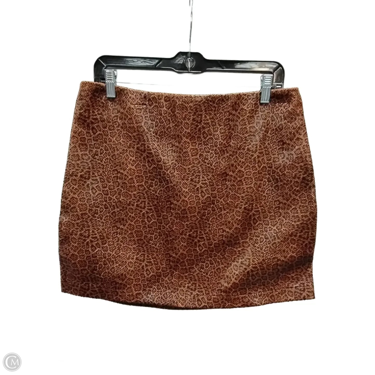 Skirt Mini & Short By Umgee In Leopard Print, Size: L