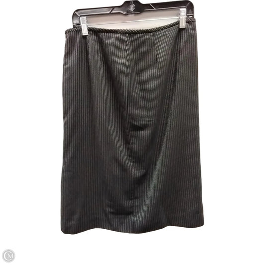 Skirt Midi By Kasper In Black & White, Size: 12