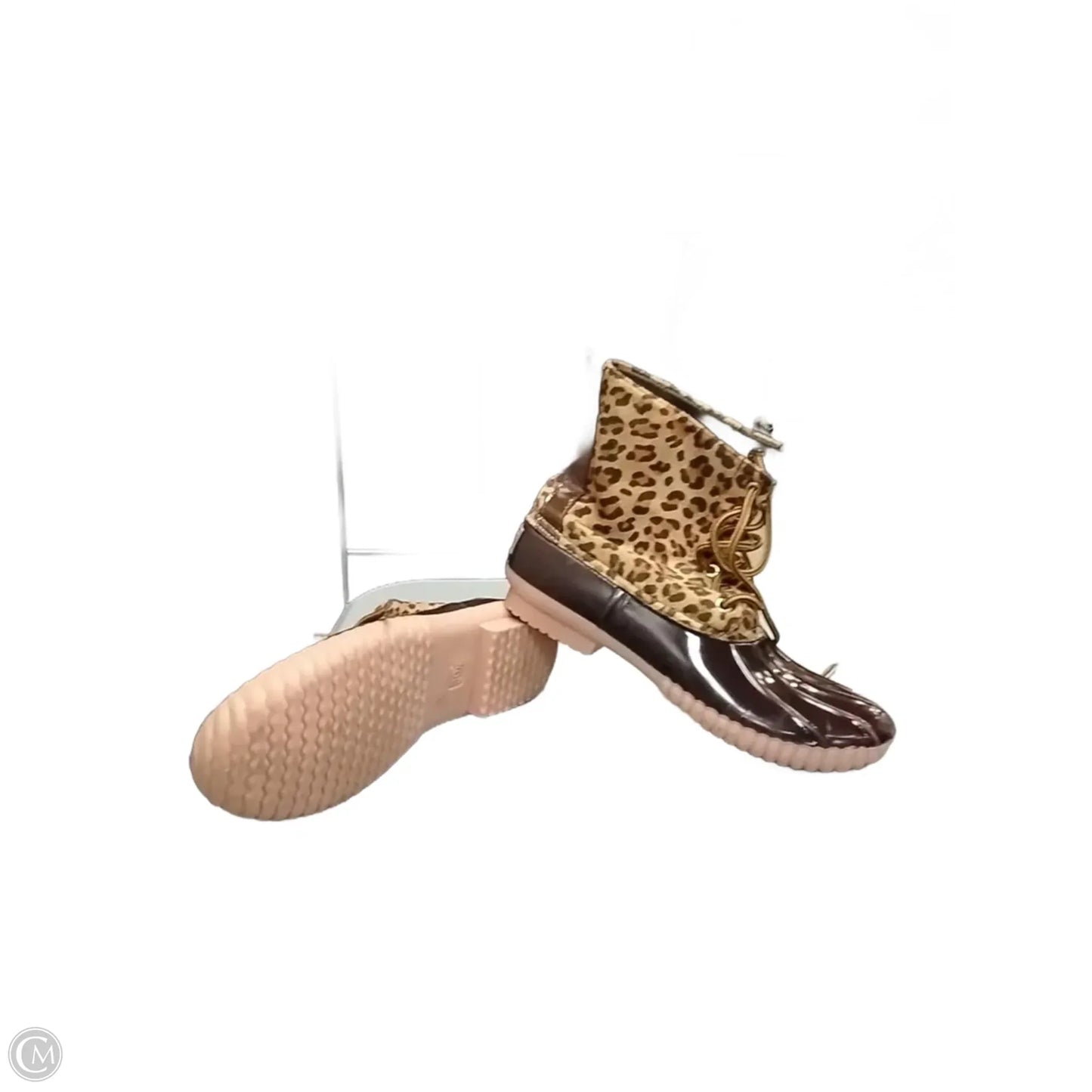 Boots Snow By Clothes Mentor In Animal Print, Size: 10