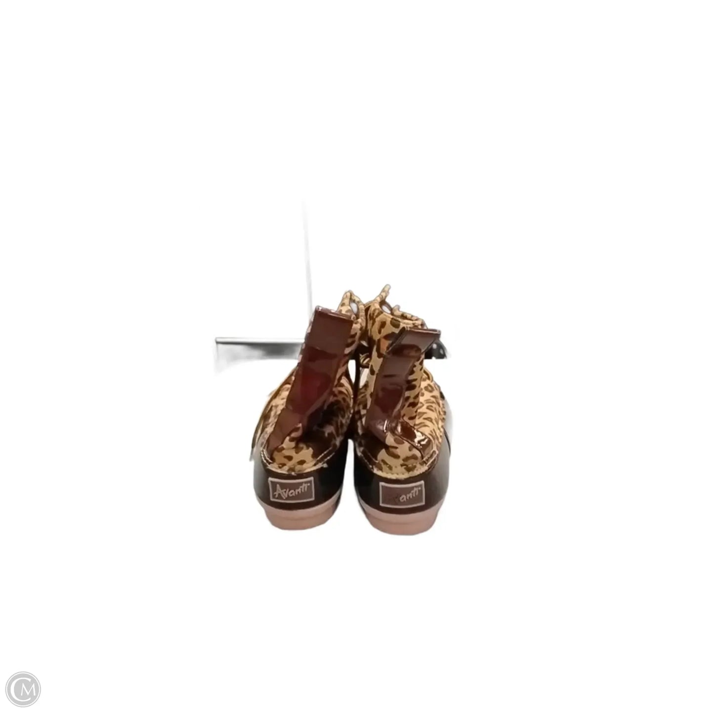 Boots Snow By Clothes Mentor In Animal Print, Size: 10